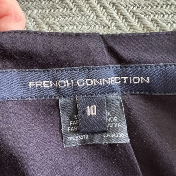 French Connection Mini Uniform Dress in Navy - Picture 15 of 15